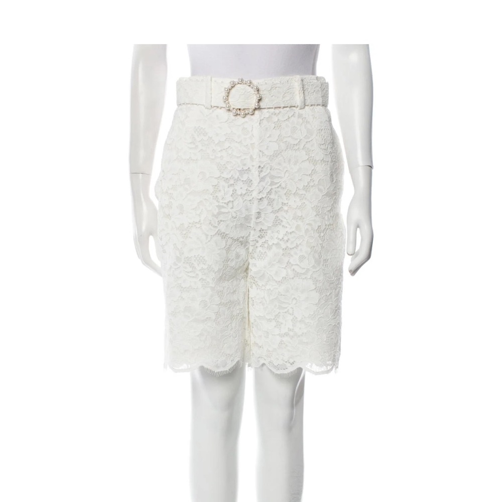 Zimmermann White lace shorts